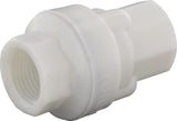 Tecomec Plastic check valve female - female