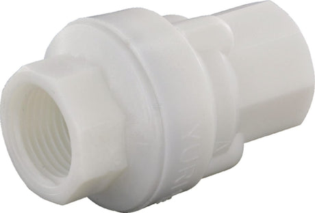 Tecomec Plastic check valve female - female