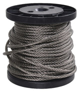 Wire rope semi-soft, stainless steel