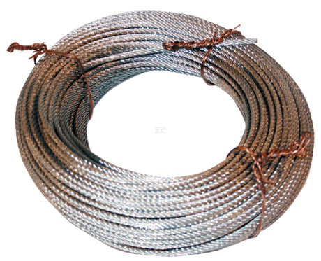 Wire rope semi-soft, stainless steel