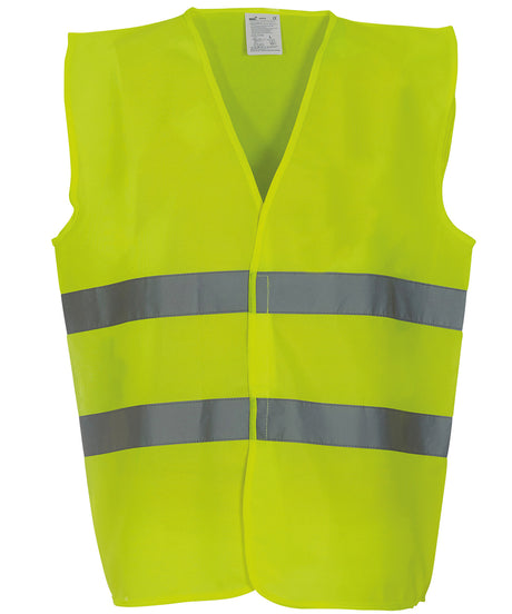 Yoko Hi-Vis 2-Band Waistcoat (HVW102) (YK003)