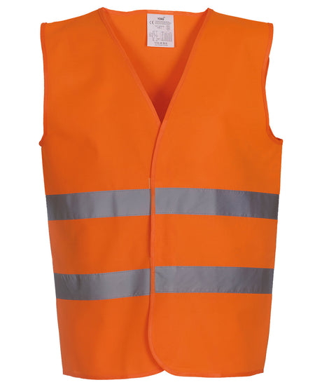 Yoko Hi-Vis 2-Band Waistcoat (HVW102) (YK003)
