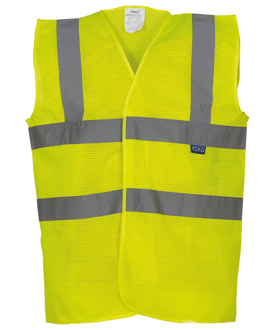 Yoko Top Cool Open Mesh 2-Band-and-Braces Waistcoat (HVW120) (YK006)