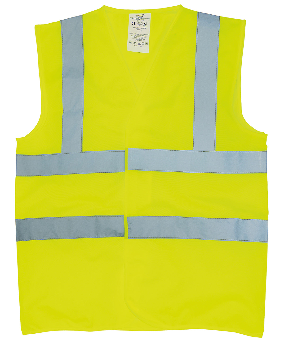Yoko Flame-Retardant Hi-Vis Sleeveless Waistcoat (HVW100FR) (YK016)