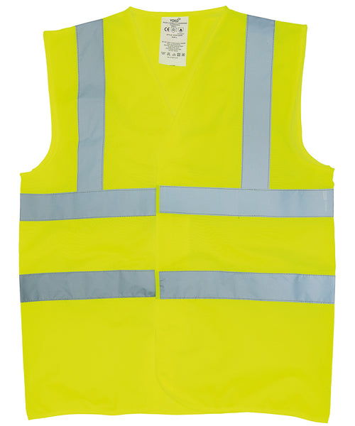 Yoko Flame-Retardant Hi-Vis Sleeveless Waistcoat (HVW100FR) (YK016)