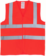 Yoko Flame-Retardant Hi-Vis Sleeveless Waistcoat (HVW100FR) (YK016)