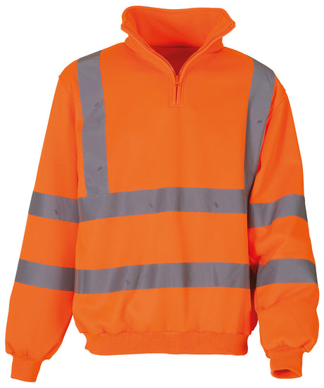 Yoko Hi-Vis ¼ Zip Sweatshirt (HVK06) (YK031)