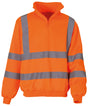 Yoko Hi-Vis ¼ Zip Sweatshirt (HVK06) (YK031)