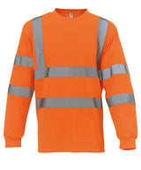 Yoko Hi-Vis Long Sleeve T-Shirt (HVJ420) (YK033)