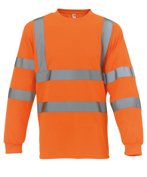 Yoko Hi-Vis Long Sleeve T-Shirt (HVJ420) (YK033)
