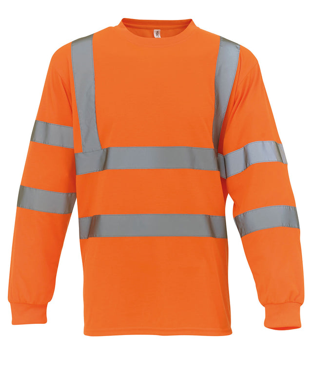 Yoko Hi-Vis Long Sleeve T-Shirt (HVJ420) (YK033)