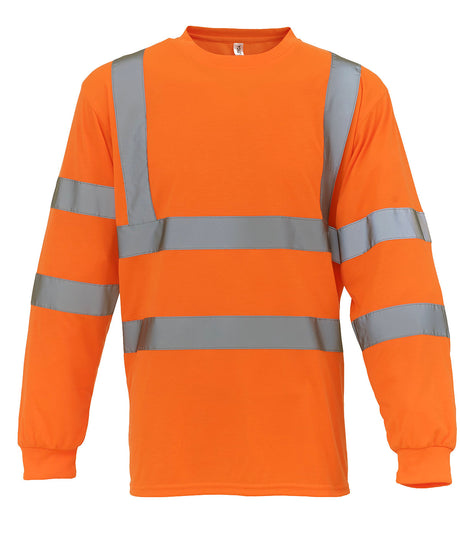 Yoko Hi-Vis Long Sleeve T-Shirt (HVJ420) (YK033)