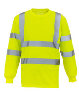 Yoko Hi-Vis Long Sleeve T-Shirt (HVJ420) (YK033)