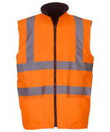 Yoko Hi-Vis Reversible Fleece Bodywarmer (HV008F) (YK041)