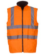 Yoko Hi-Vis Reversible Fleece Bodywarmer (HV008F) (YK041)