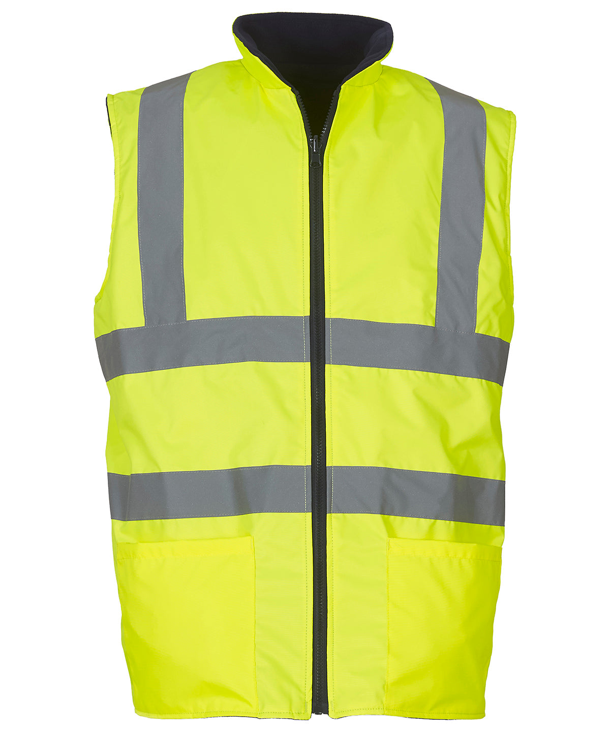 Yoko Hi-Vis Reversible Fleece Bodywarmer (HV008F) (YK041)