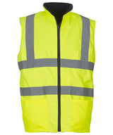 Yoko Hi-Vis Reversible Fleece Bodywarmer (HV008F) (YK041)