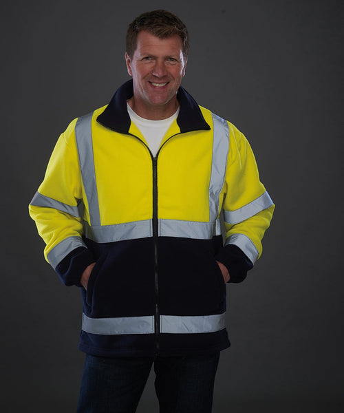 Yoko Hi-Vis Heavyweight Fleece Jacket (HVK08) (YK042)