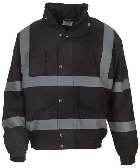 Yoko Hi-Vis Classic Bomber Jacket (HVP211) (YK043)