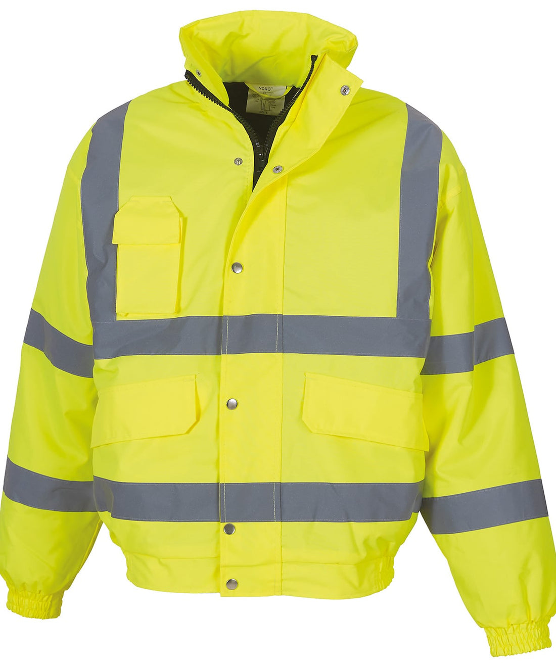 Yoko Hi-Vis Classic Bomber Jacket (HVP211) (YK043)