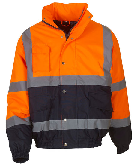Yoko Hi-Vis Two-Tone Bomber Jacket (HVP218) (YK044)