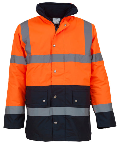 Yoko Hi-Vis Two-Tone Motorway Jacket (HVP302) (YK048)