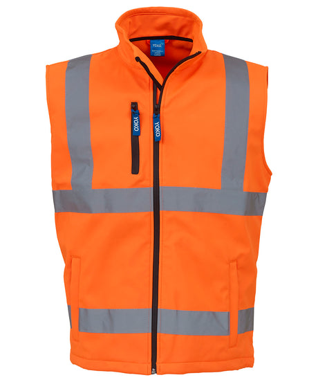 Yoko Hi-Vis Softshell Gilet (HV006) (YK050)