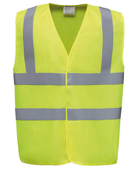 Yoko Hi-Vis Flame-Retardant Anti-Static Waistcoat (HVW100ASFR) (YK075)