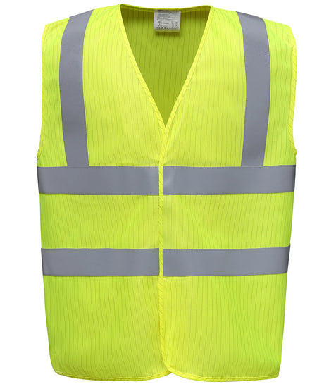 Yoko Hi-Vis Flame-Retardant Anti-Static Waistcoat (HVW100ASFR) (YK075)