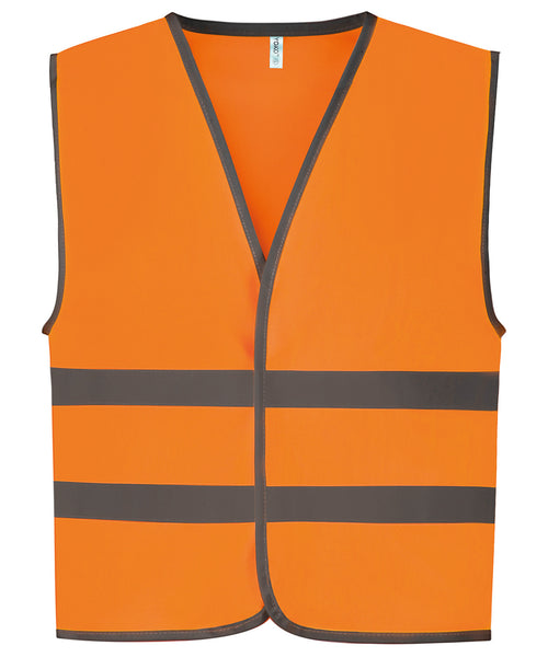 Yoko Hi-Vis Reflective Border Kids Waistcoat (HVW102CH) (YK102)