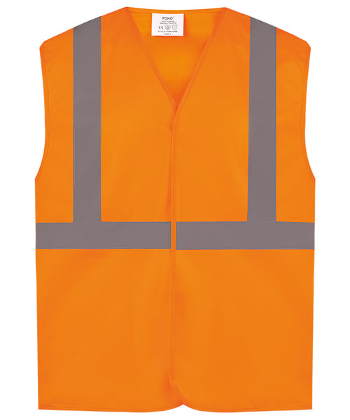 Yoko Hi-Vis Railway Waistcoat Class 2 (HVW118PE) (YK103)