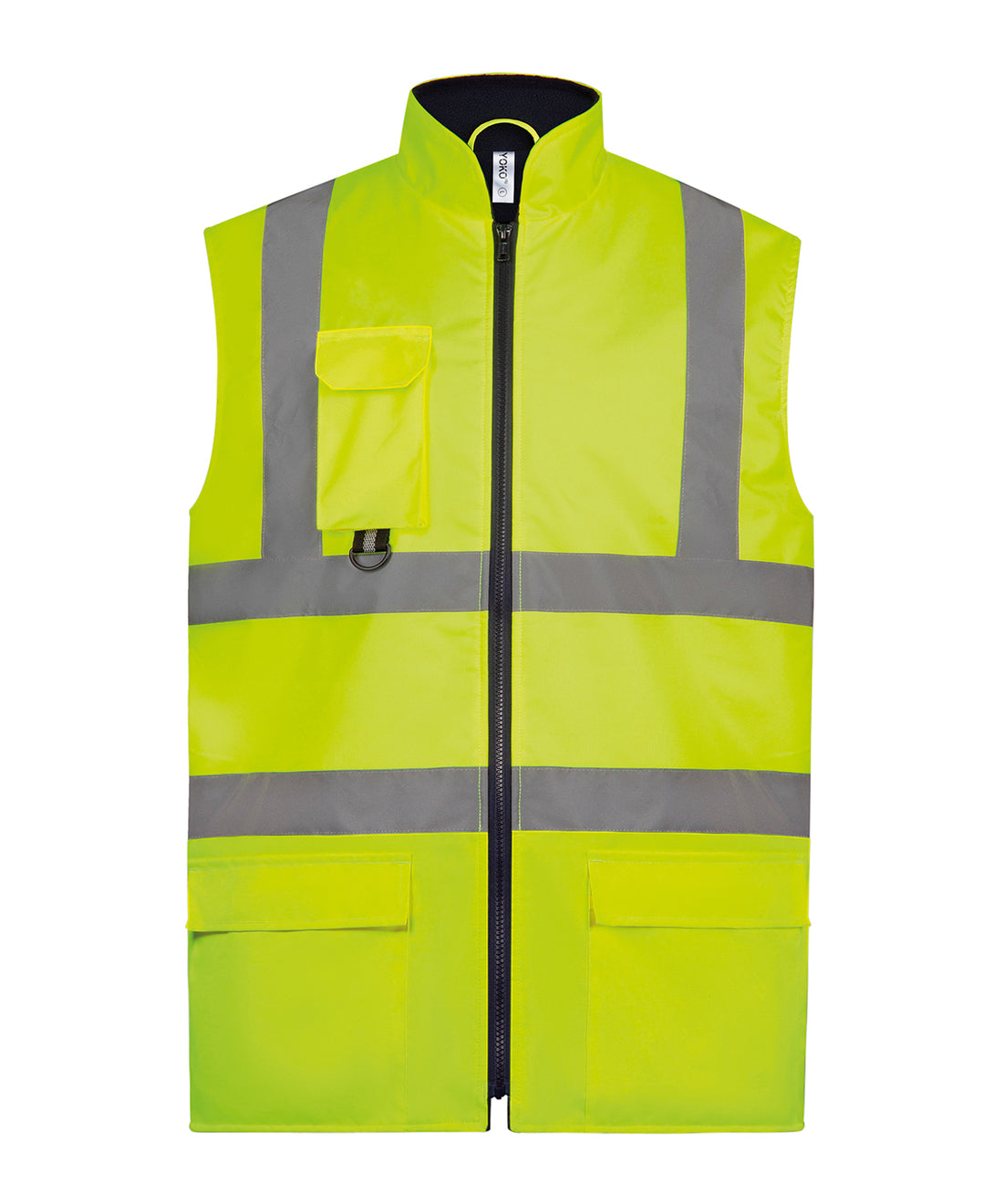 Yoko Hi-Vis Padded Bodywarmer (HV005) (YK105)