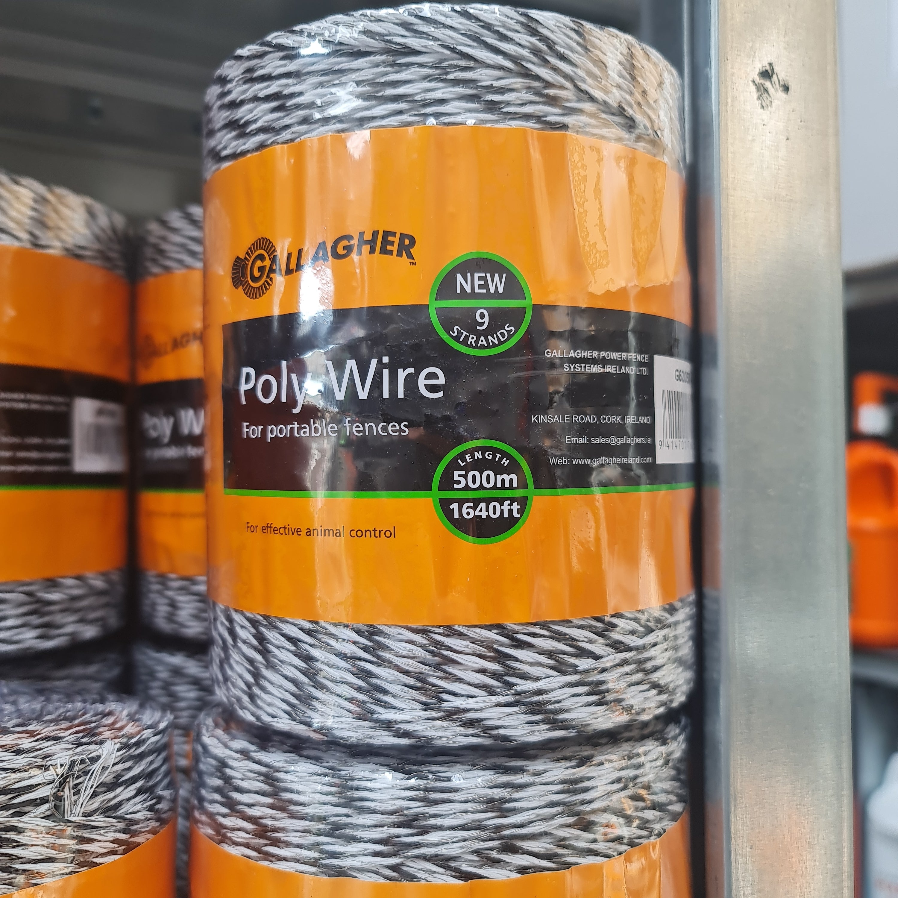 Gallagher Polywire 9 Strand 500M White Buy Farm and Agricultural Supplies Online