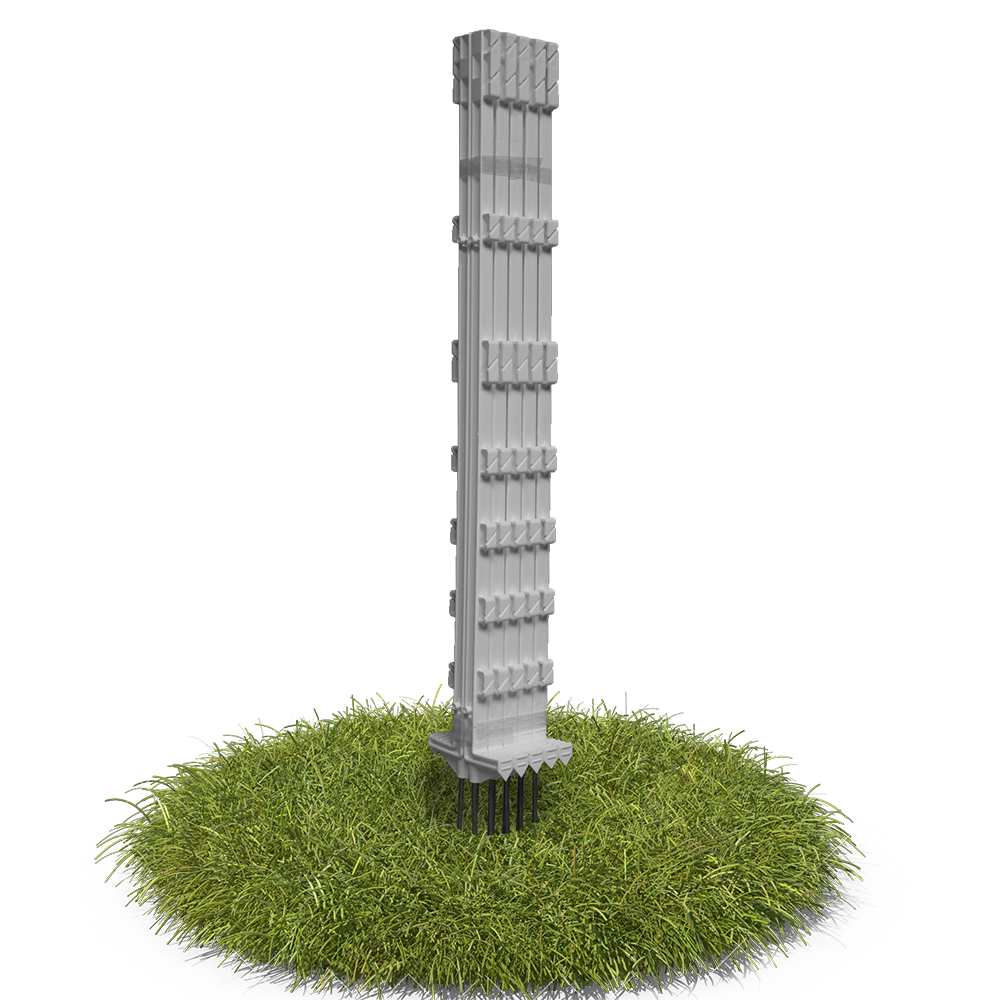 Cheetah Plastic Posts (105cm) x (10 pcs)