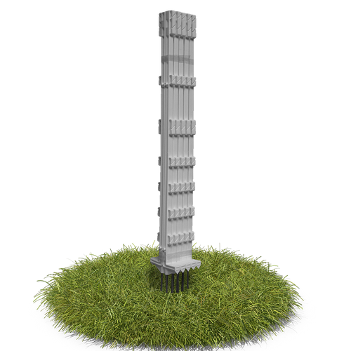 Cheetah Plastic Posts (105cm) x (10 pcs)