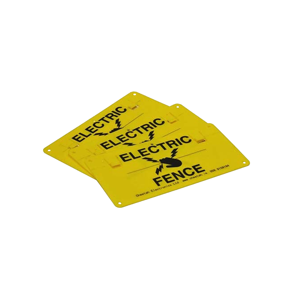Cheetah Warning Signs (5 pcs)