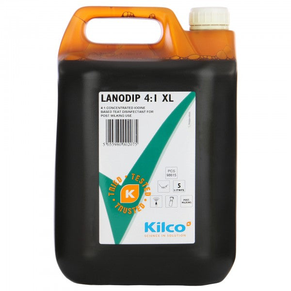 Lanodip 4:1 Iodine based pre and post disinfectant