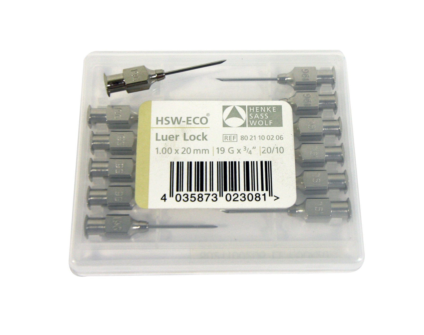 Hypodermic Needle with Leur Lock PK 12