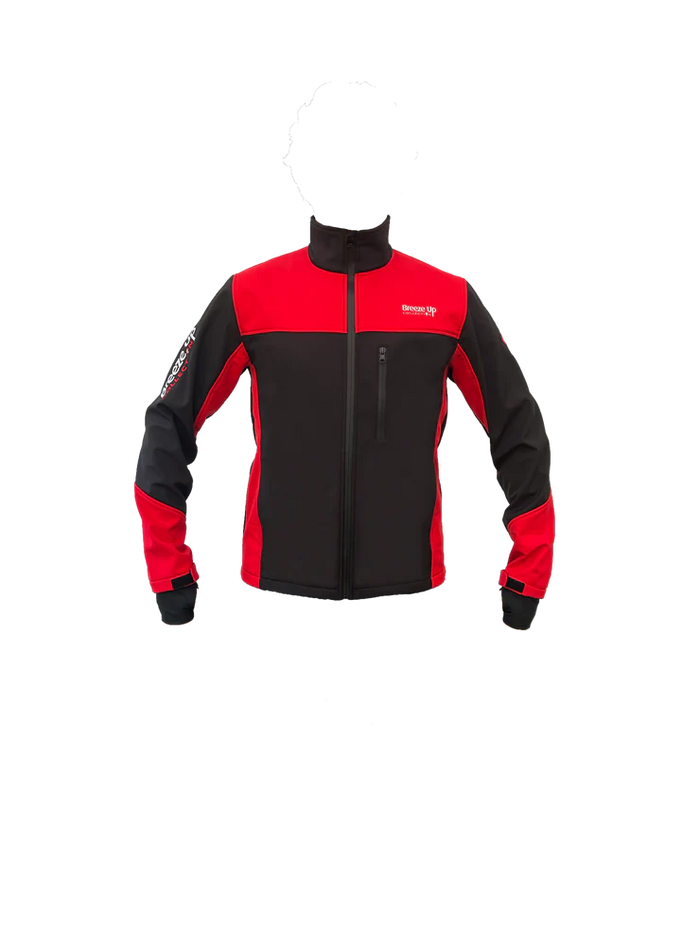 Breeze Up Soft Shell Jacket Unisex - Red / Black
