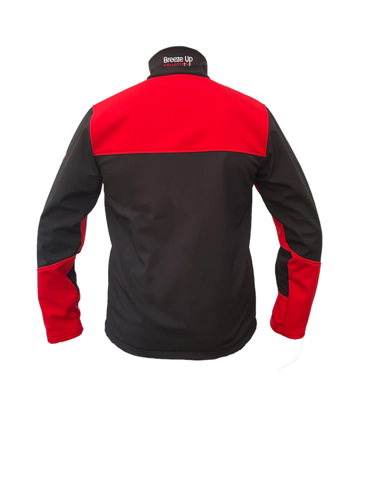 Breeze Up Soft Shell Jacket Unisex - Red / Black