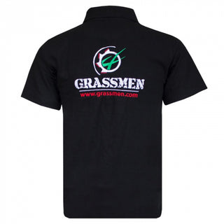 GRASSMEN Black Polo Shirt