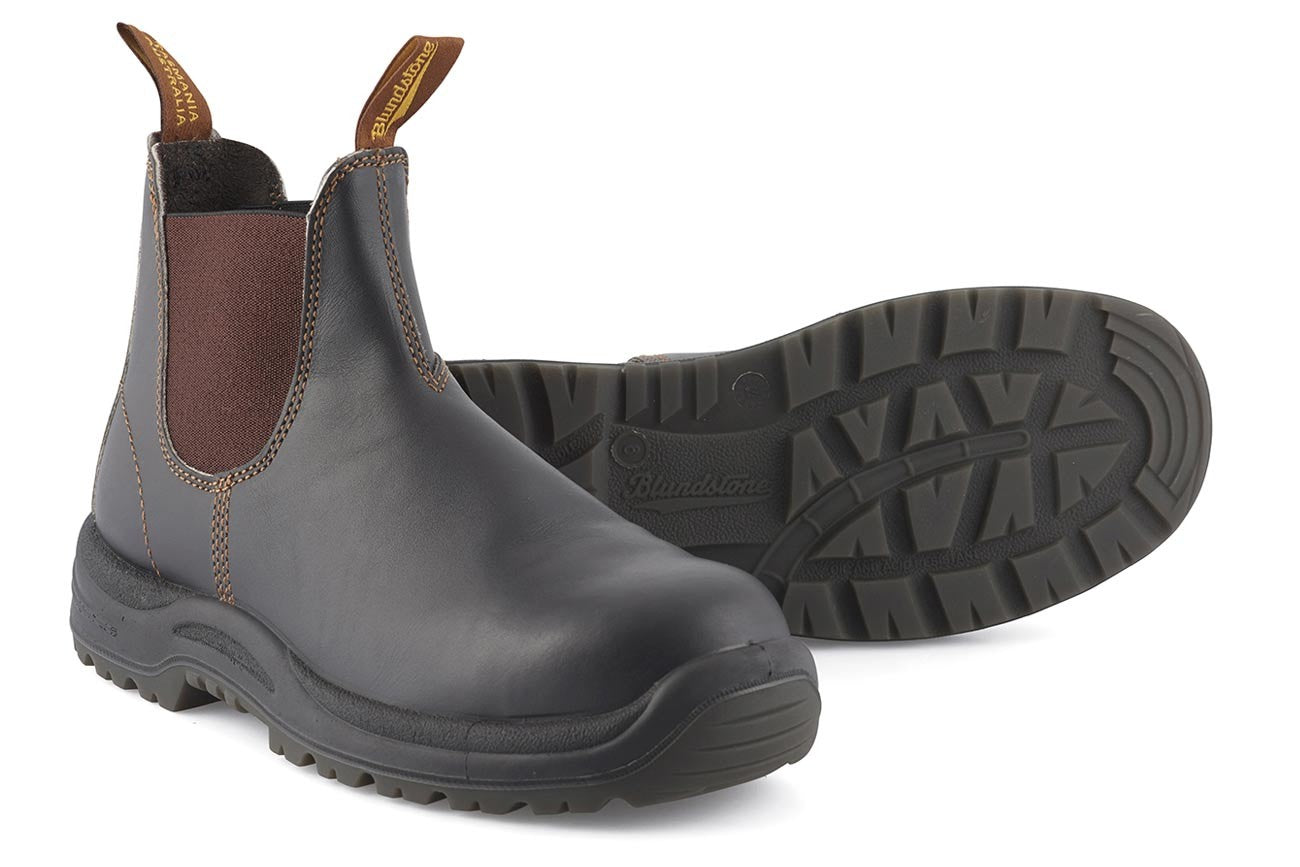 Blundstone Stout Brown Safety - 192