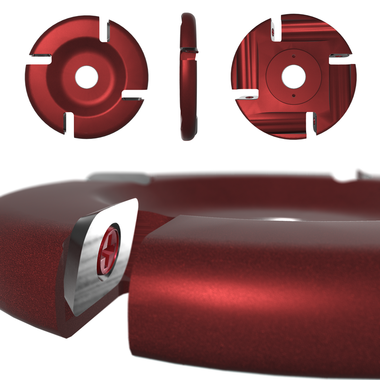 Rotoclip #27 - 4″ 4 Slot Flat Blade Disc