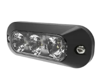 Directional flasher 3 LED 12/24V white