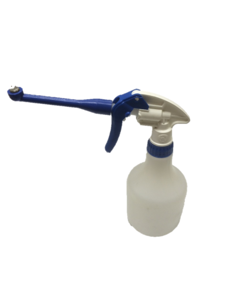 Hand held teat spray gun