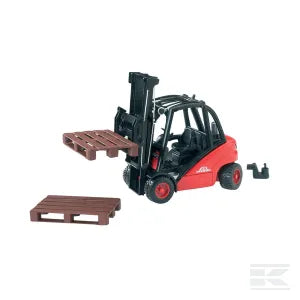 Linde H35 Forklift + 2 Pallets