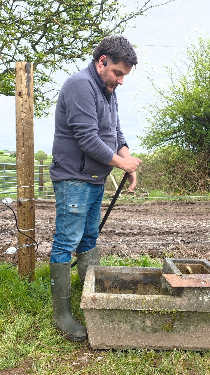 Water troughs on test